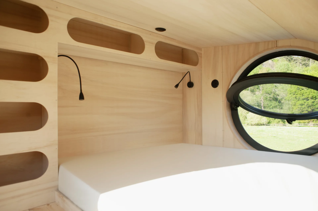 The Grand-Duc's two bedrooms are located in the loft