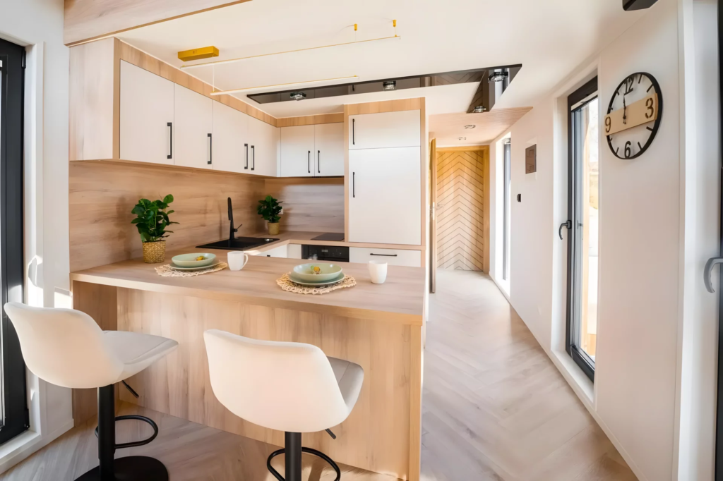 The Lukas includes a well-equipped kitchen