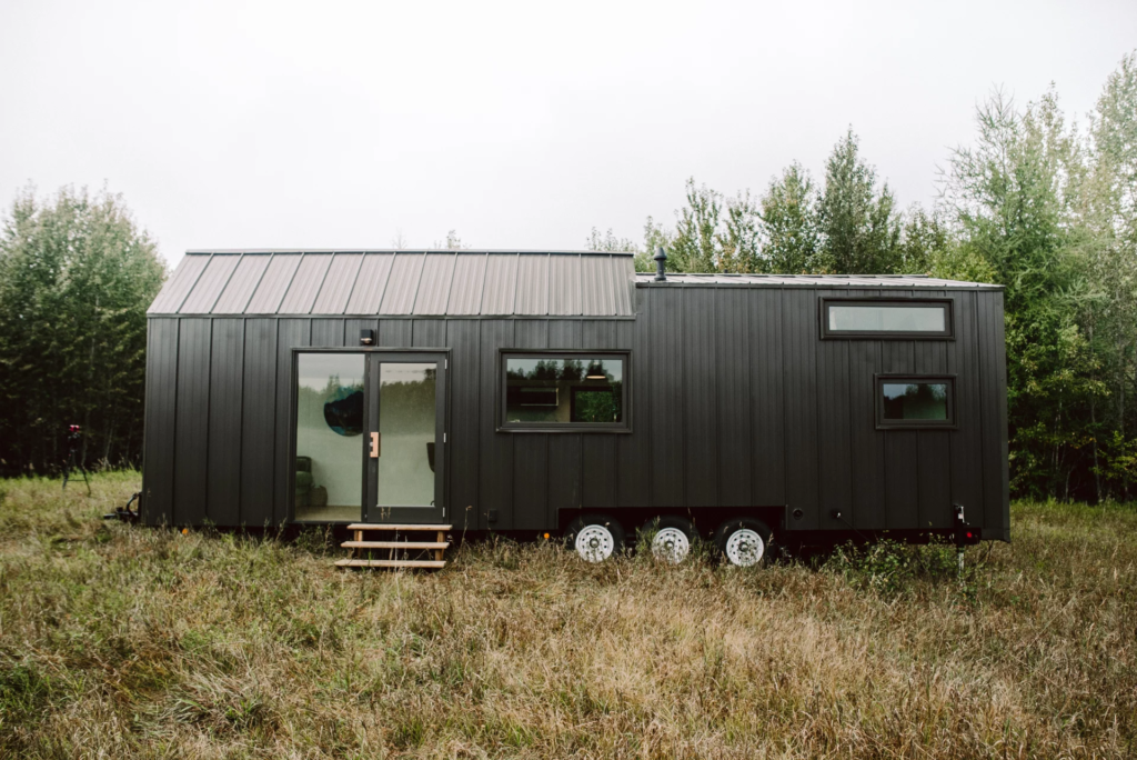 The Trahan Tiny House has a length of 32 ft (9.7 m)