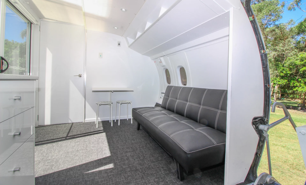 The Aero Tiny's interior measures roughly 12 sq m (130 sq ft)