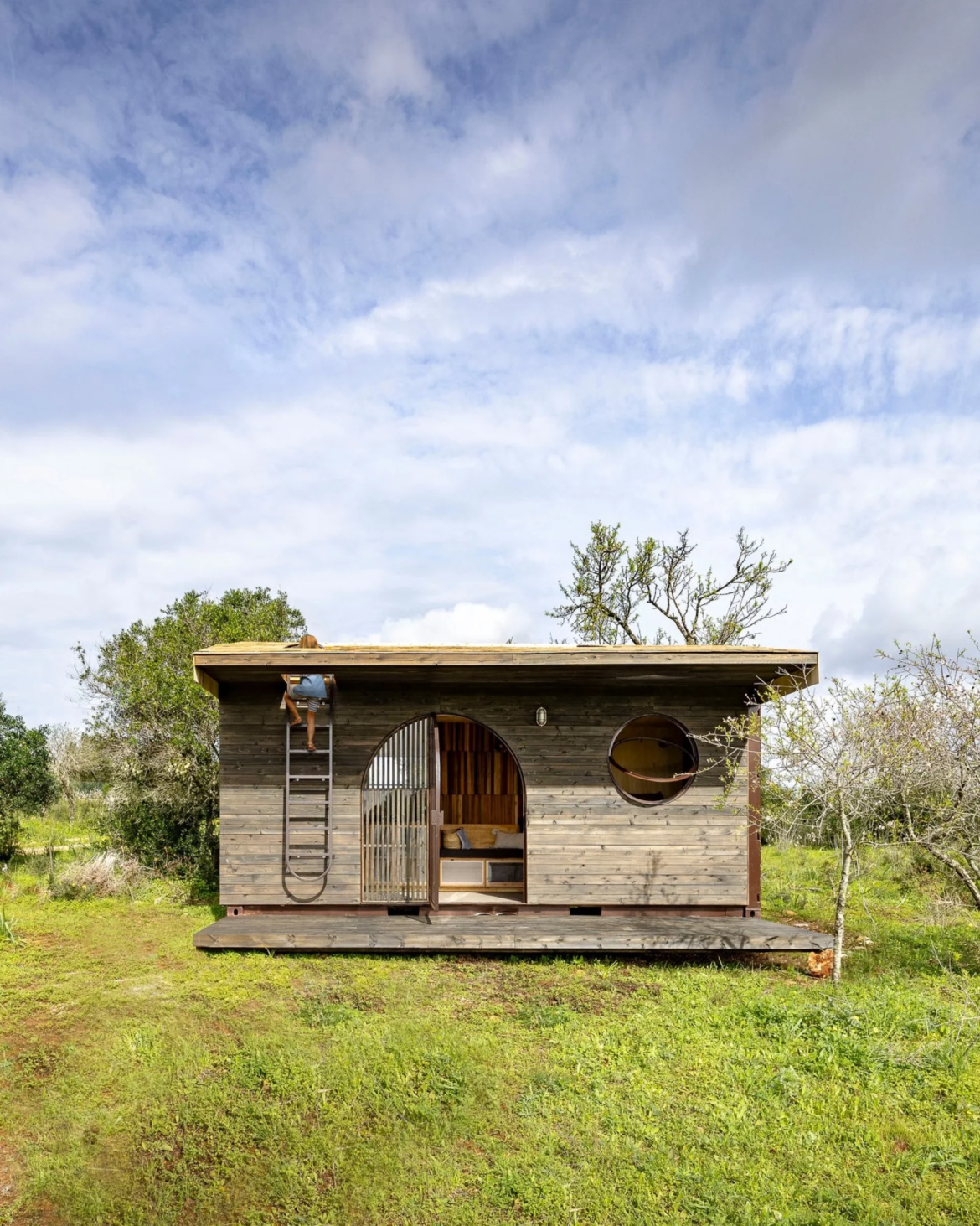 The Cargo is a one-of-a-kind tiny house that was made from a used shipping container