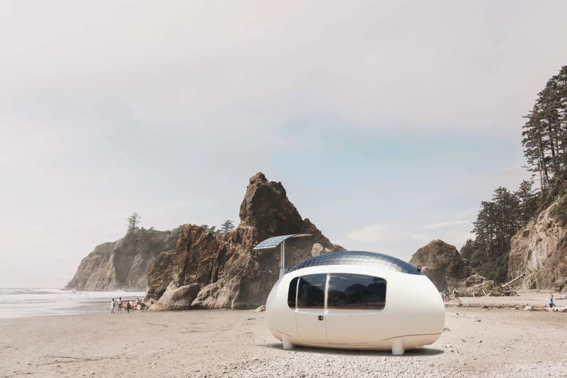 The Space by Ecocapsule is an egg-shaped micro house that sleeps two
